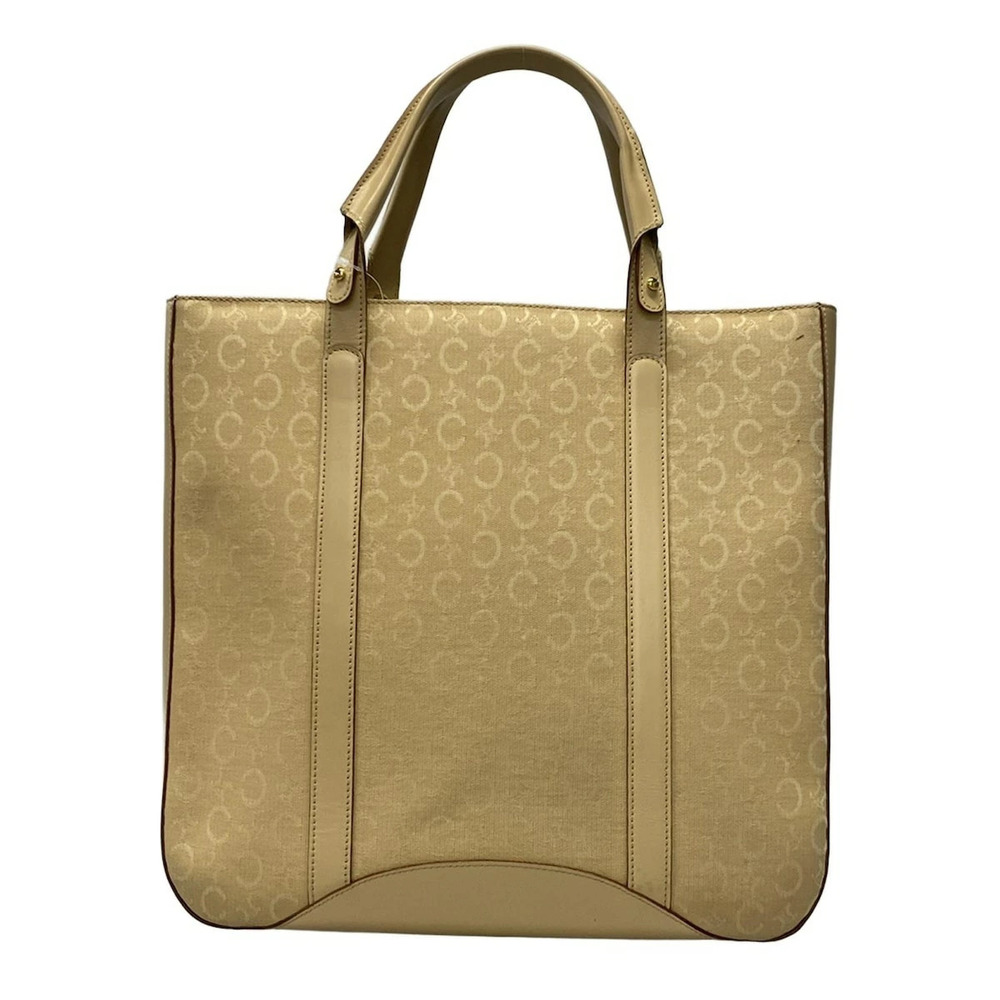 CELINE Macadam Tote Bag Beige Leather - Picture 3 of 7